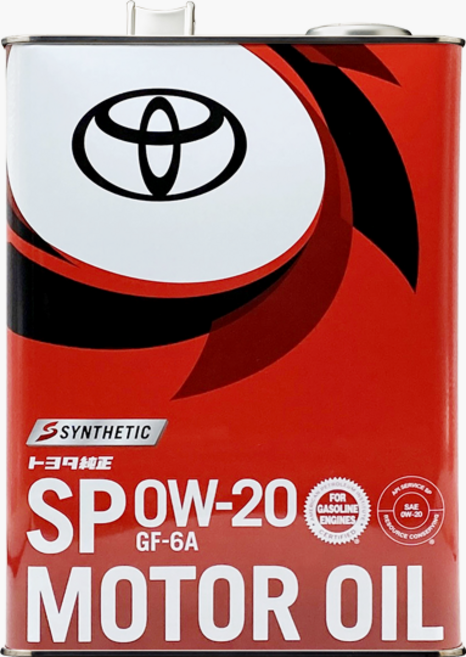 [4리터] 토요타 렉서스 순정 엔진오일 0w20 SP GF6 하이브리드, 1개