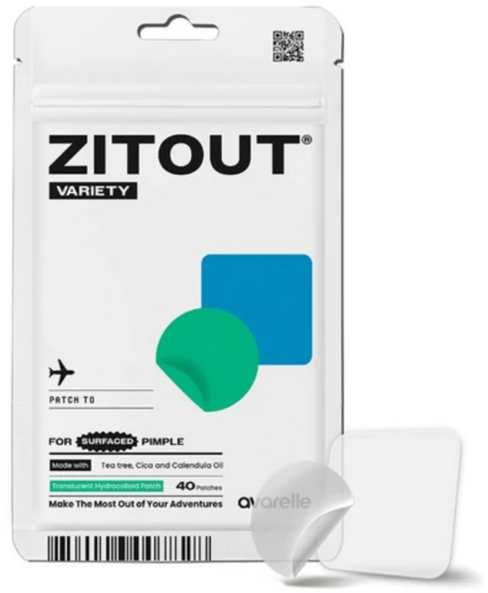 에버렐 짓아웃 트러블 패치 (빅사이즈 + 스팟 믹스) 하이드로콜로이드, 1개, 40개입 - 쿠팡