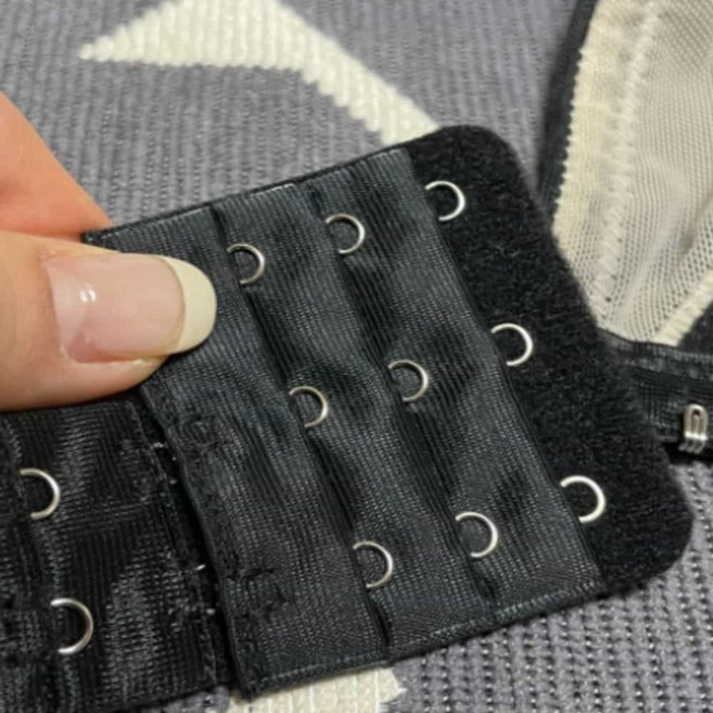 로컬코리아 브라연장후크 3단 블랙 속옷수선