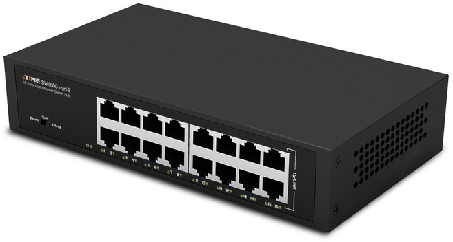 ipTIME 16포트 스위치허브, SW1600-mini2, 1개