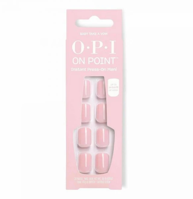 OPI On Point Little Black Onyx Dress | Short Round Black Accent Glitter Nail Art Press On Nails |, Big Candy Apple Red | Bright R - 쿠팡