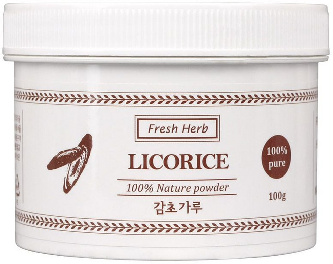 감초가루 100g 곡물 마스크팩 2세트 천연