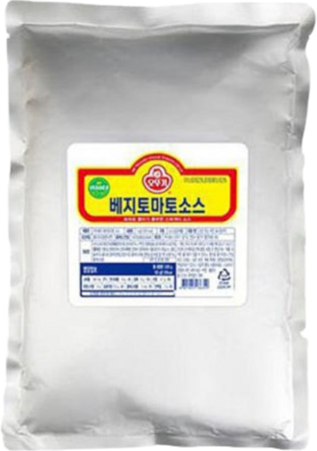 오뚜기 베지 토마토 소스 1kg 비건 채식 주의 vegetarian 스파게티 소스 마이베지, 단품, 10개
