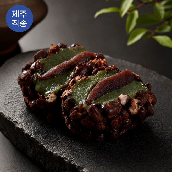 제주 팥 오메기떡 개별포장 선물세트 궁중오메기떡, 25개, 65g