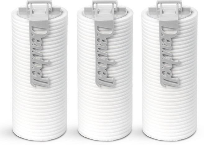 듀벨 F22 세탁기용 고급리필 필터, 3개, 무향