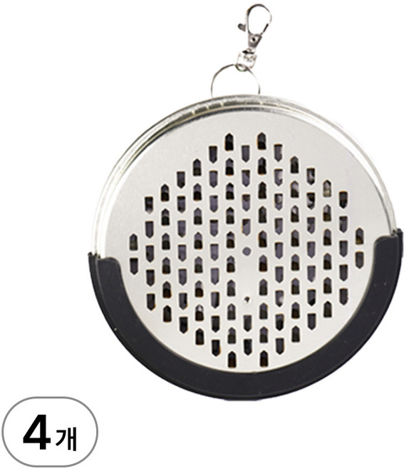 디심플 걸이형 캠핑 모기향 거치대 케이스 4개, 실버