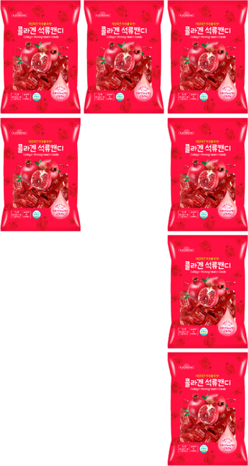 자체브랜드 일광제과 콜라겐 석류캔디, 250g, 7개