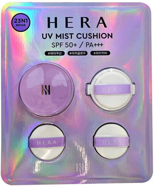 헤라 UV 미스트 15gx2 [본품+리필+퍼프] 쿠션 파운데이션 15g, 23N1 베이지, 1개
