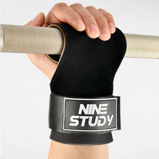magic-pot 헬스 손목 스트랩 보호대, 헬스 스트랩(블랙)