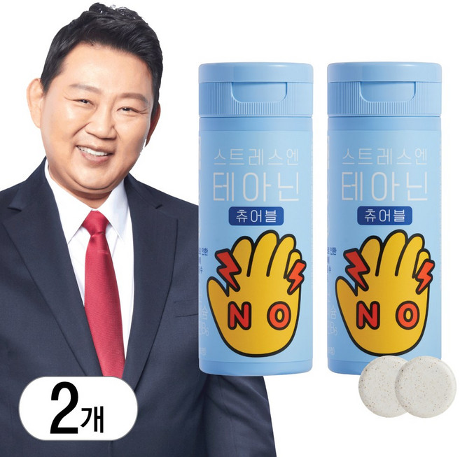 이경제 스트레스 케어 테아닌 긴장 완화 영양제, 2개, 60정