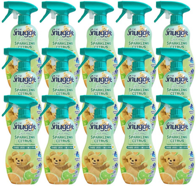 스너글 스파클링 시트러스 더블 소프트, 470ml, 15개
