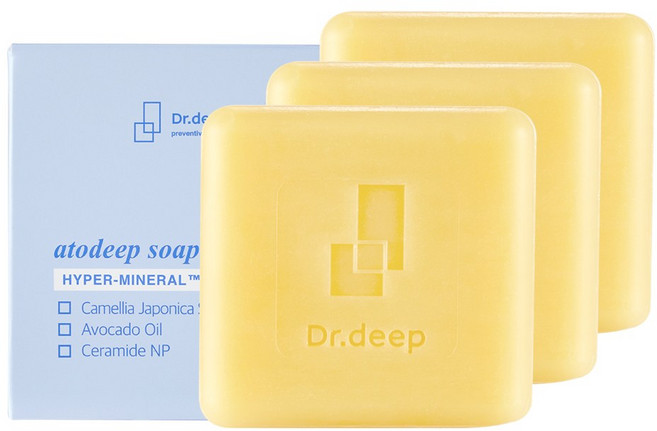 닥터딥 아토딥비누, 100g, 3개입