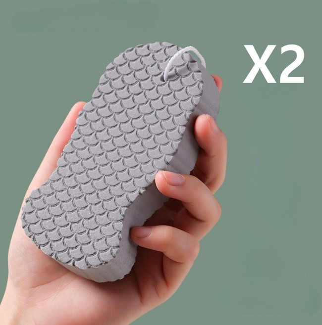 그로스팡 때밀이 스폰지, 1개, 그레이