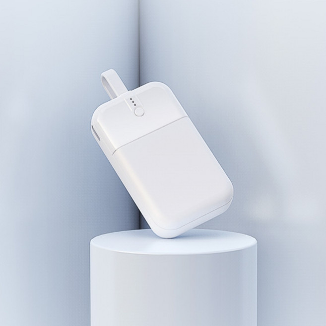 [오소사소] 55그램 초소형 미니 보조배터리 2000mAh C타입, 4.2*7*1.9cm