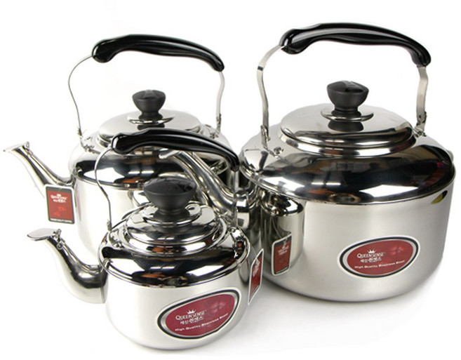 세신 퀸센스주전자 스텐주전자 휘슬 하모니 차주전자, 4리터, 1개