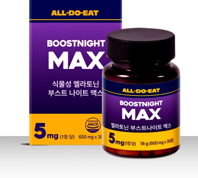올두잇 부스트나이트 맥스 미국산 멜라토닌 5mg, 1세트 - 쿠팡