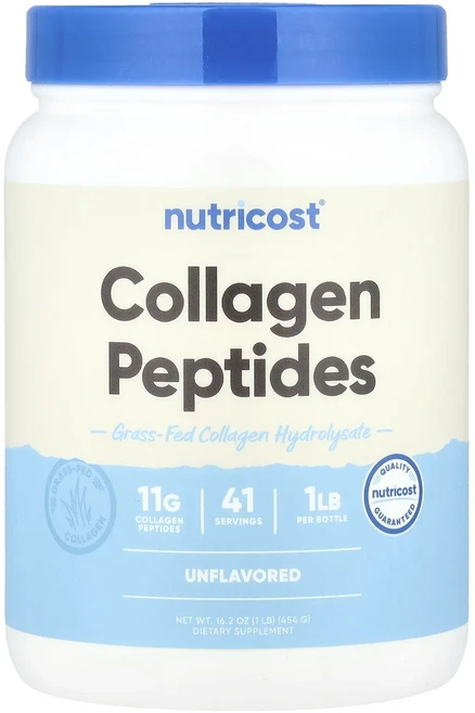 몸관리하세요 겨울입니다 Nutricost 콜라겐 펩타이드 무맛 454g(16.2oz) 특별관리진행, Nutricost콜라겐펩타이드무맛454g162oz, 454g, 1개 - 쿠팡