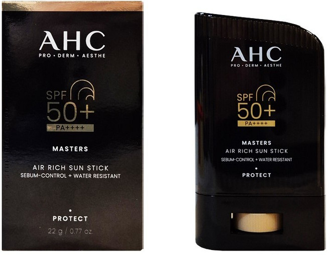 AHC 마스터즈 에어리치 선스틱 SPF50+ PA++++, 22g, 1개