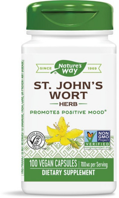 Nature's Way 然萃維 聖約翰草素食膠囊, 100顆, 1罐