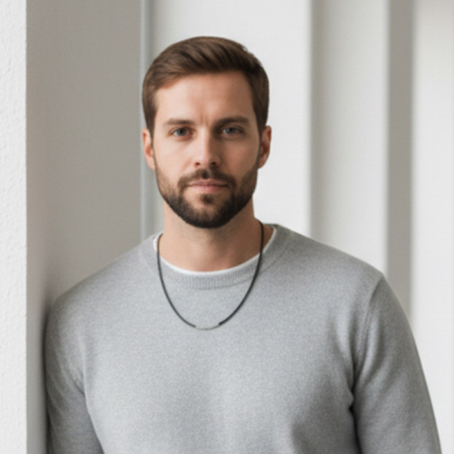 [써지컬 스틸] 미국 아마존 4년 연속 스테디 셀러 르포렘 가죽 끈 목걸이 스테인레스 걸쇠 무펜던트 가벼운 착용감 데일리 선물 미니멀 남녀공용 패션악세사리 by Leporem