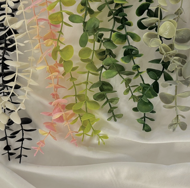 뉴넝쿨나뭇잎4종 파충류 도마뱀 소동물 인조나뭇잎 장식, 1개, 딥그린 롱