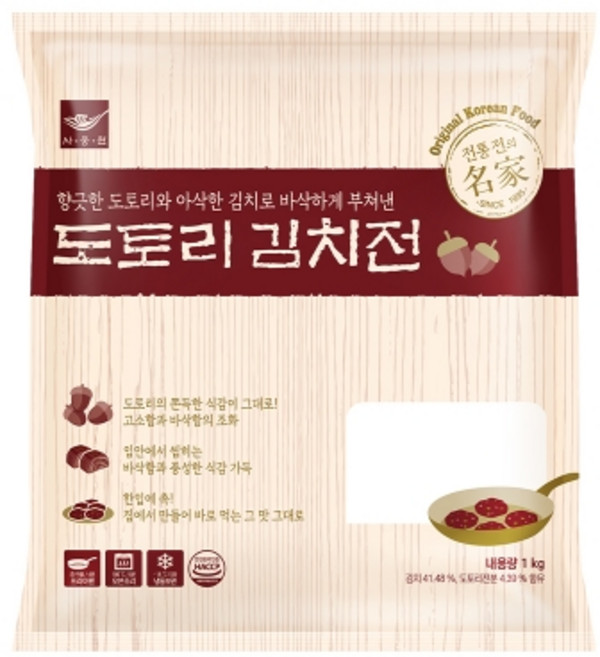 사옹원 도토리 김치전1kg, 1개, 1kg