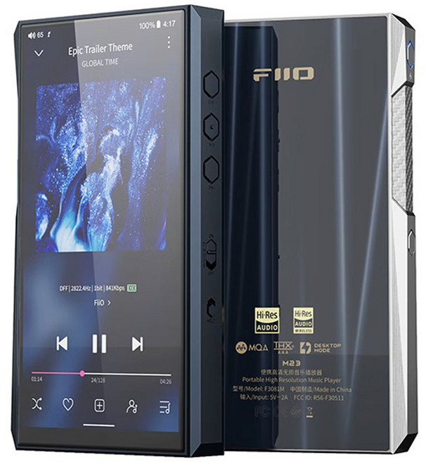 Fiio M23 안드로이드 MP3 알루미늄 합금 버전, 네이비 블루