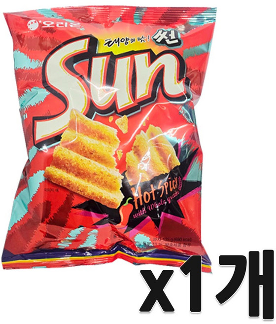 오리온 돌아온 썬 핫스파이시맛 135g, 1개