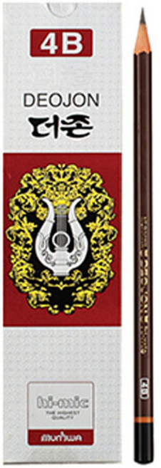 문화연필 연필 더존, 4B, 12개