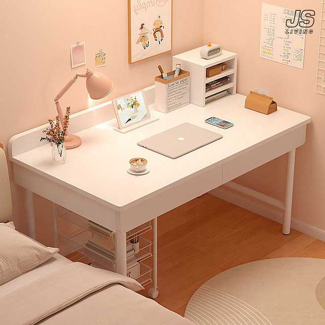 JS리빙 사무용 서랍형 책상 800 1인용 학생 공부 책상 침실 인테리어 서랍장 화장대 거실 다용도 수납 정리 선반 침대 보조 사이드 테이블 수납 데스크 @NJ-55A50DS1F2