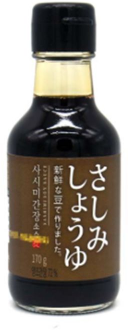 사시미 간장소스 170g, 3개