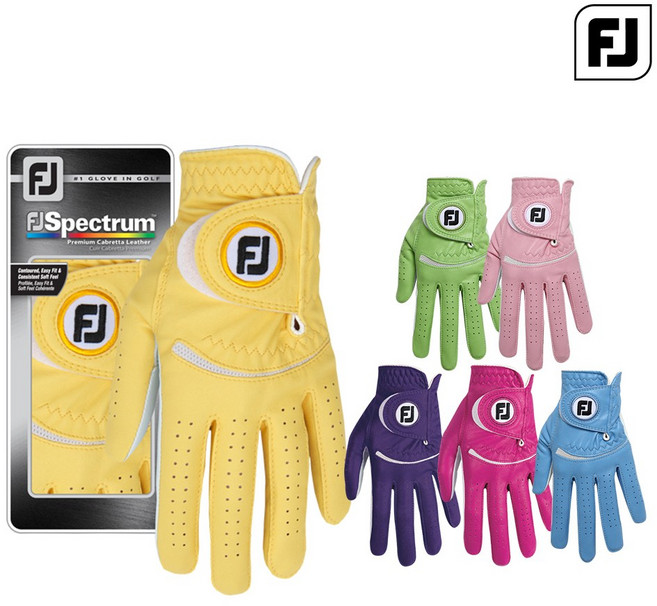풋조이 FJ 스펙트럼 여성 골프장갑 아쿠쉬네트코리아, 라임, 20, 1개