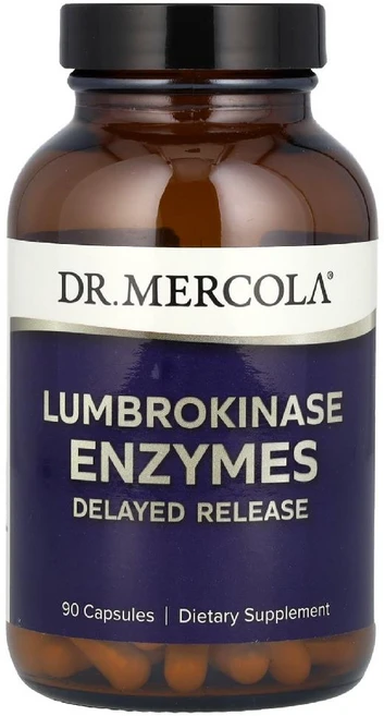 닥터멀코라 룸브로키나제 프로테아제 90정 효소 Dr.Mercola Lumbrokinase, 1개 - 쿠팡