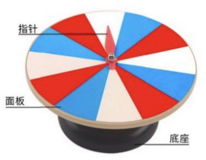遊思樂 磁性轉盤 可擦寫, 桌面顏色轉盤14cm不能掛牆, 1個