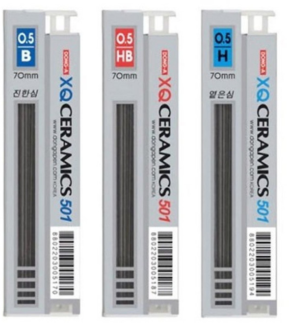 동아 XQ세라믹501 샤프심 12개입 0.5mm, 0.5_B