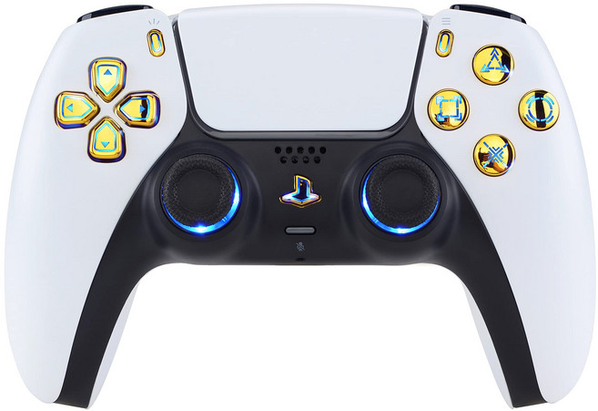 eXtremeRate ps5 D-pad ps5 ps5 DTF LED 3 컨트롤러(BDM-010&BDM-020)에 대응용 멀티 컬러, 1개