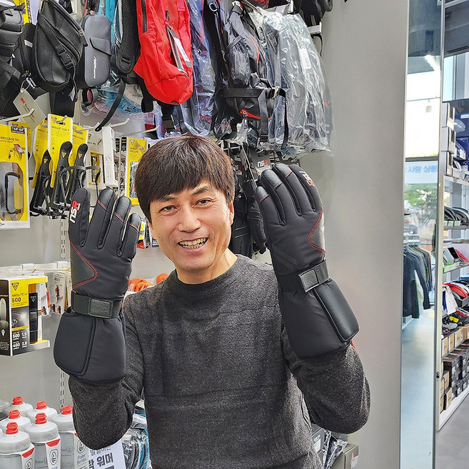 NSR 발열장갑 퓨처 체크 플렉스 에보 자전거 열선 장갑 충전식 국산 오토바이 여성 남성 위례점, 플렉스 에보 풀세트-블랙, 1개