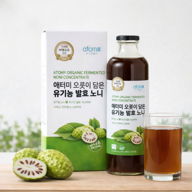 애터미 오롯이 담은 유기농 발효 노니 2병 PL, 2개, 1L