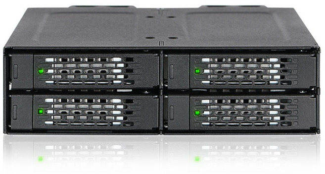 ICY DOCK MB699VP-B V3 5.25 2.5형 U.2 NVMe SSD 4단 하드랙 정품, 1개