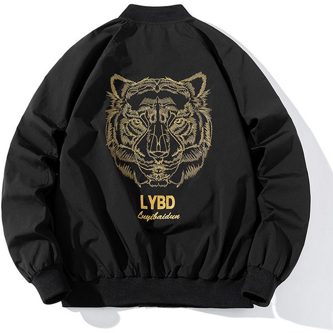 호랑이자수 후드항공점퍼 스타디움자켓 야구점퍼 봄가을 겨울
