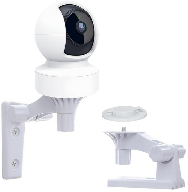 OYOCAM TP-Link Tapo C210/ C200 및 Kasa 실내 팬 EC70/ KC410S와 호환되는 벽 마운트 조절 가능한 보안 카메라 마운트 브래킷 홀더 180도, 벽 마운트 1팩