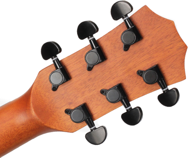 통기타 헤드머신 줄감개 6p, 블랙, 1세트