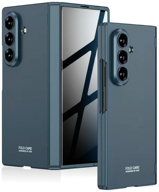 삼성 Z폴드 강화유리 일체형 힌지보호 케이스 지문방지 풀커버 슬림 하드케이스