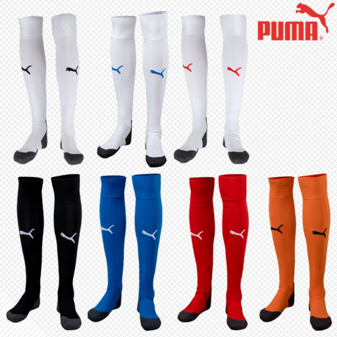 푸마 축구스타킹 축구양말 팀 리가 코어 삭스 싸커스타킹, 06-344101(적색), 1개