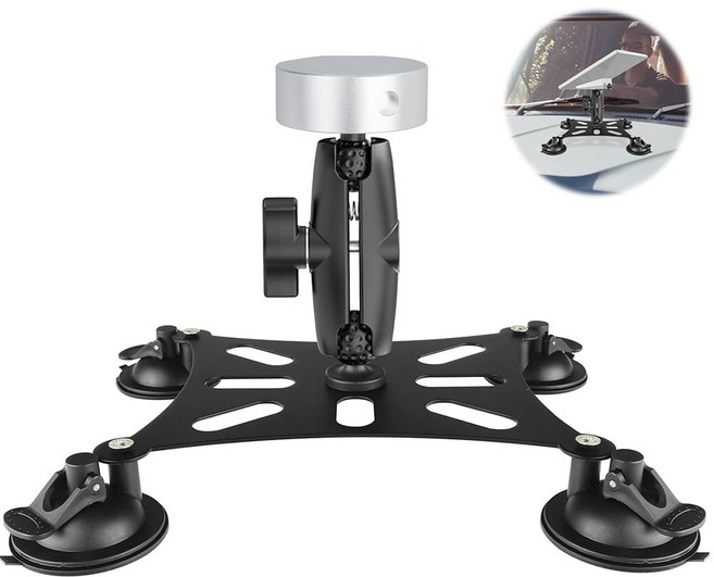 스타링크 미니 마운트 강력 흡입 컵이 장착된 루프 마운팅 키트 선루프/전/후면 창문/루프용 자동차 조절 가능한 컵 마운트, 1개