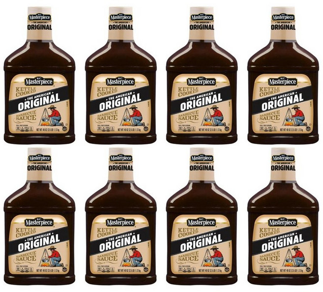 KC 마스터피스 오리지널 BBQ 바비큐 소스 1.13kg, 8개
