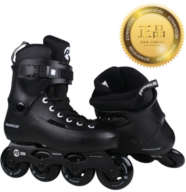 성인용 인라인 스케이트 줌 80 블랙 독일 파워슬라이드, 4546/289mm~296mm/290~300, 선택완료, 1개