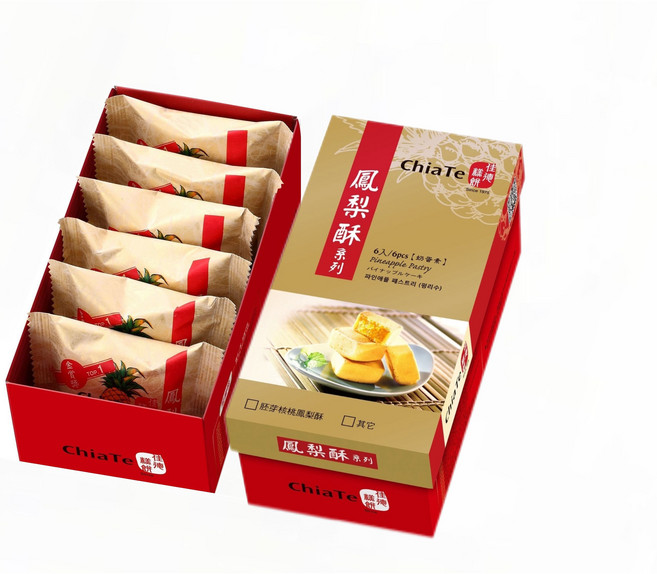佳德糕餅 鳳梨酥 6入, 350g, 1個