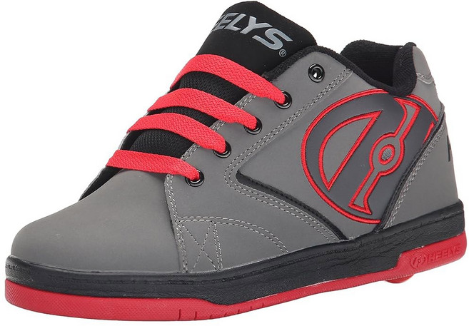 Heelys Voyager 테니스 슈즈 그레이/레드/블랙, 1개