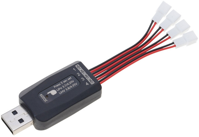 LiPO3.7V LiHv3.8V 배터리 지능형 LED 표시기용 USB 충전기 이중 모드